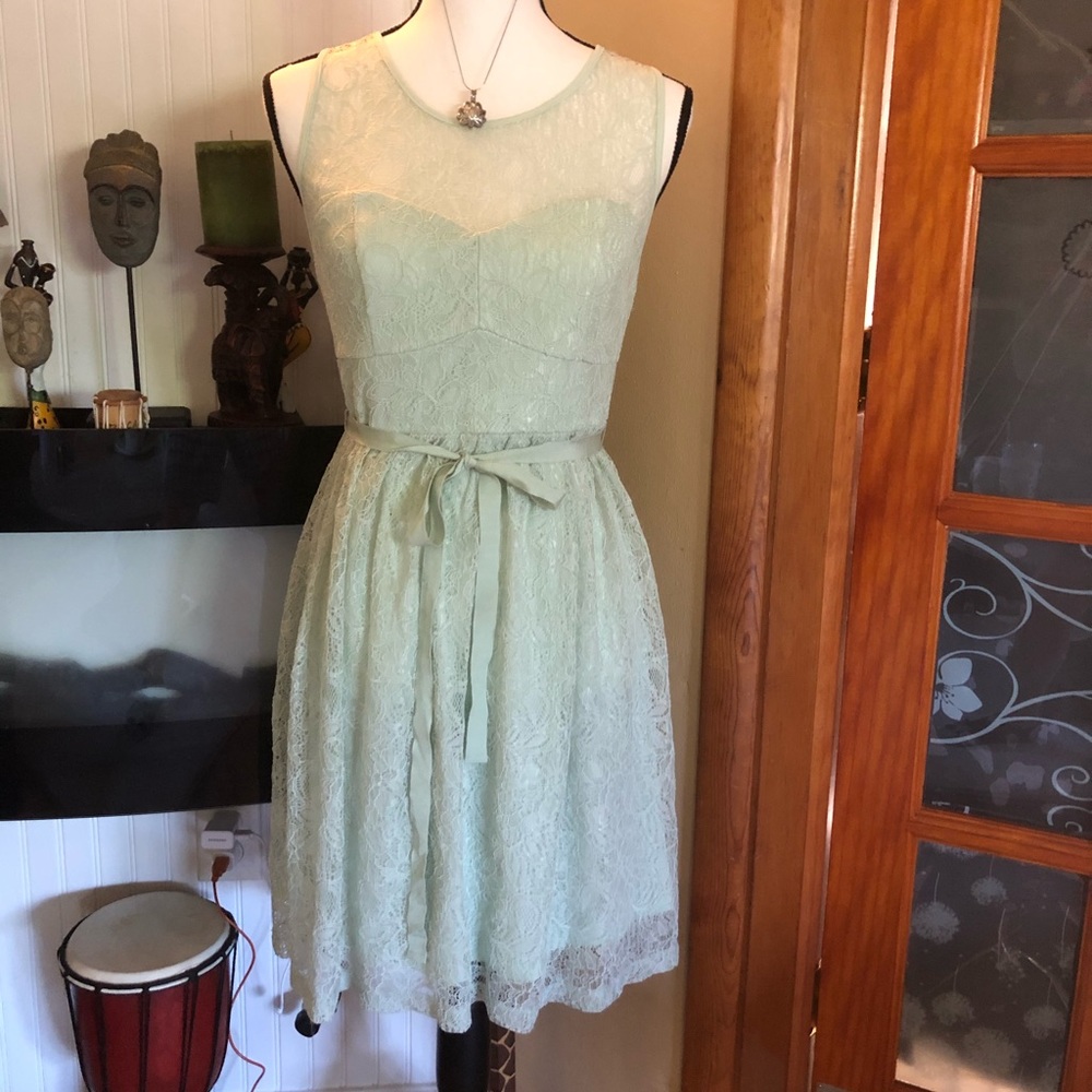 NWT Mint green beautiful dress SZ L